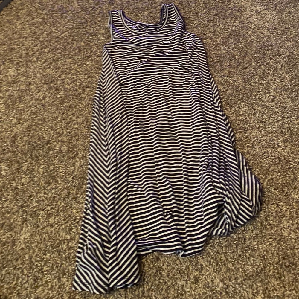 Decree Striped Tank Top Dress